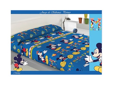 Juego de sábanas Pirineo Mickey Nueva Colección