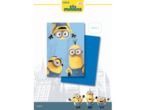 Edredón Nórdico infantil Minions azul 2016