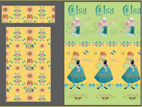 Juego de Sábanas Microfibra Frozen