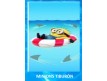 Toalla Playa Minions Tiburón