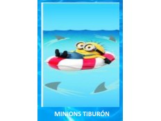 Toalla Playa Minions Tiburón