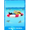 Toalla Playa Minions Tiburón