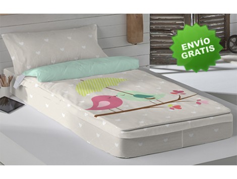 Saco Nórdico Edén Naturals con relleno