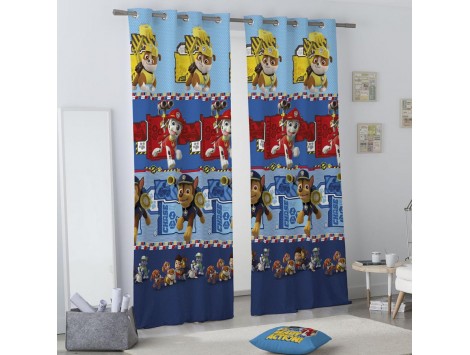Cortina con ojales All paws de Paw Patrol